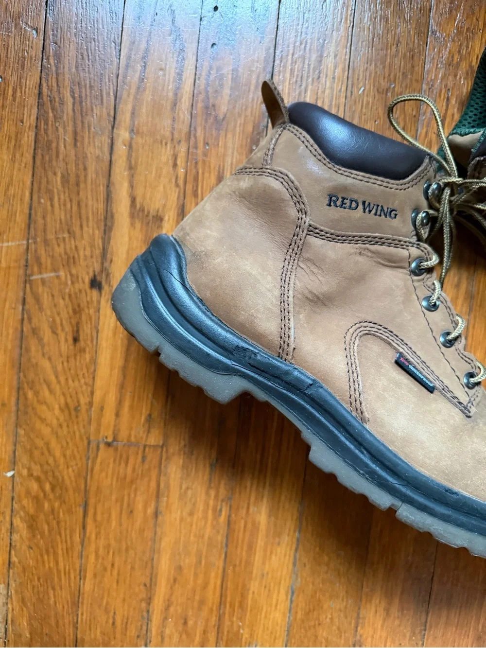 Red Wing brown leather
